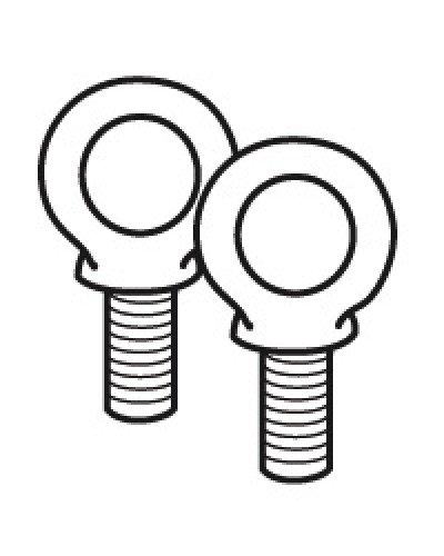 Комплект подъемных колец Legrand 020482 в Йошкар-Оле Аксессуары для стоек и шкафов Pintop.ru