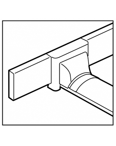 Переходник на напольный кабель-канал LEGRAND 032805 в Йошкар-Оле Аксессуары для кабель-канала Pintop.ru