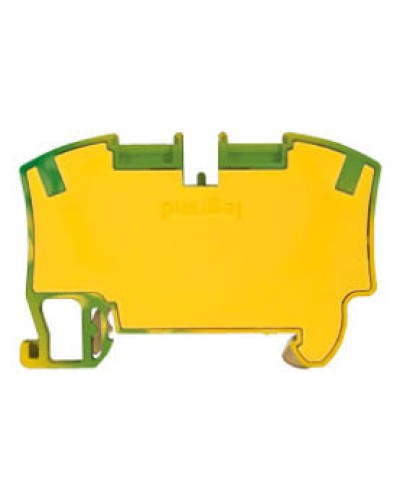 Пружинная клемма Viking 3 заземляющая однополюсная 2 проводника шаг 8 мм желто-зеленый Legrand 037272 в Йошкар-Оле Клеммные колодки Pintop.ru