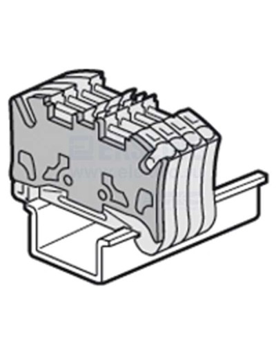 Торцевая крышка Viking 3 для пружинных клемм с шагом 5 мм двухъярусных Legrand 037589 в Йошкар-Оле Клеммные колодки Pintop.ru