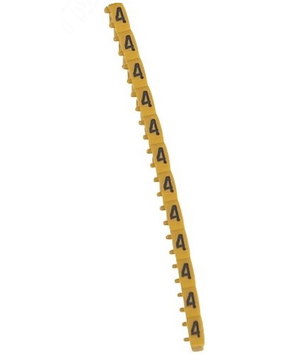 Маркер 4 0,15/0,5 ЖЛТ CAB3 Legrand 038104 в Йошкар-Оле Аксессуары для кабель-канала Pintop.ru