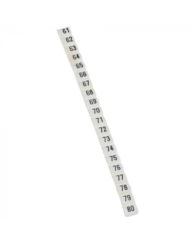 Маркер CAB3 цифры 61-80 Legrand 038153 в Йошкар-Оле Аксессуары для кабель-канала Pintop.ru