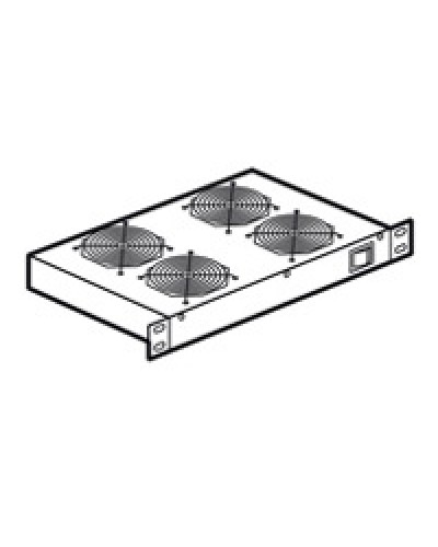 Полка с 4 вентиляторами высотой 1U Legrand 046490 в Йошкар-Оле Полки для шкафов и стоек Pintop.ru