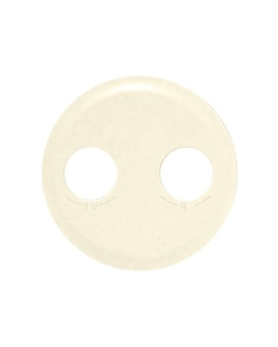 Лицевая панель для розетки TV/FM слоновая кость Celiane Legrand 066232 в Йошкар-Оле Аксессуары для кабель-канала Pintop.ru