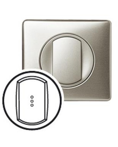 Лицевая панель для выключателя с индикацией титан Celiane Legrand 068303 в Йошкар-Оле Аксессуары для кабель-канала Pintop.ru