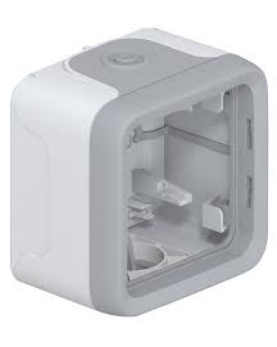 Коробка для накладного монтажа с мембранными сальниками серый 1 пост Plexo Legrand 069651 в Йошкар-Оле Распределительные коробки Pintop.ru