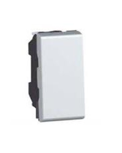 Переключатель на 2 направления Mosaic 1 модуль 10 AX алюминий Legrand 079201 в Йошкар-Оле Аксессуары для кабель-канала Pintop.ru