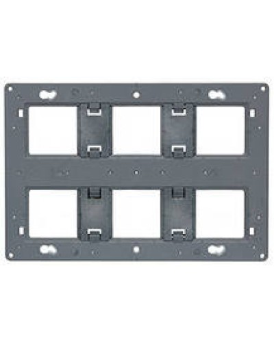 Суппорт Mosaic на 2x6, 2x8 или 2x3x2 модулей LEGRAND 080266 в Йошкар-Оле Аксессуары для кабель-канала Pintop.ru