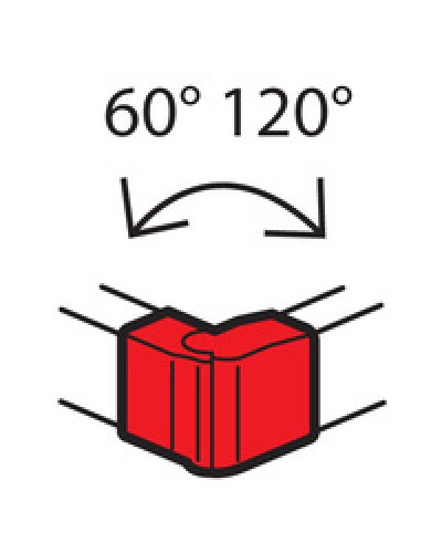 Угол внешний изменяемый для кабель-канала METRA 85x50 Legrand (638022) в Йошкар-Оле Аксессуары для кабель-канала Pintop.ru