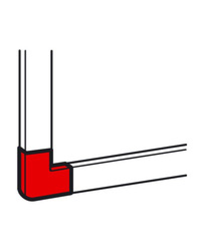 Угол плоский для кабель-канала METRA 40x40 Legrand (638183) в Йошкар-Оле Аксессуары для кабель-канала Pintop.ru