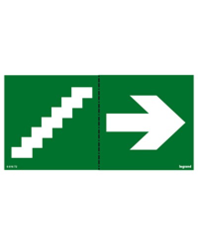 Пиктограмма 100х200 лестница стрелка Legrand 661672 в Йошкар-Оле Дополнительное оборудование для ОПС Pintop.ru