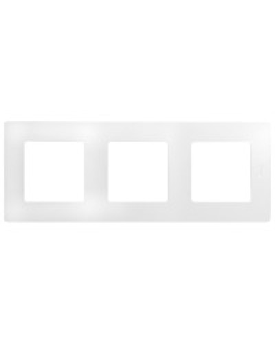 Рамка Etika белый Legrand 672503 в Йошкар-Оле Аксессуары для кабель-канала Pintop.ru