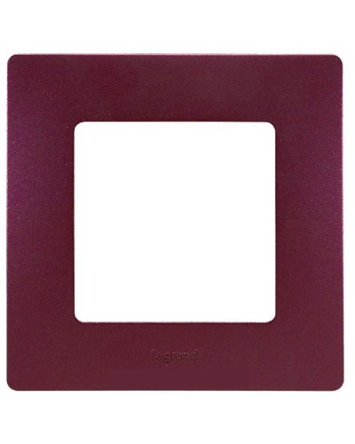 Рамка 1 пост Etika сливовый Legrand 672561 в Йошкар-Оле Аксессуары для кабель-канала Pintop.ru