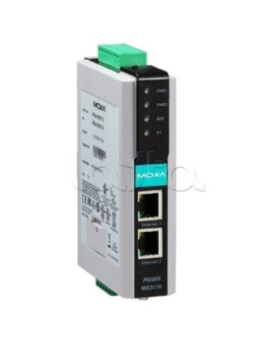 Преобразователь 1-портовый Modbus-RTU/ASCII (RS-232/422/485) в Modbus/TCP MGate MB3170I-T в Йошкар-Оле Дополнительное оборудование для ОПС Pintop.ru