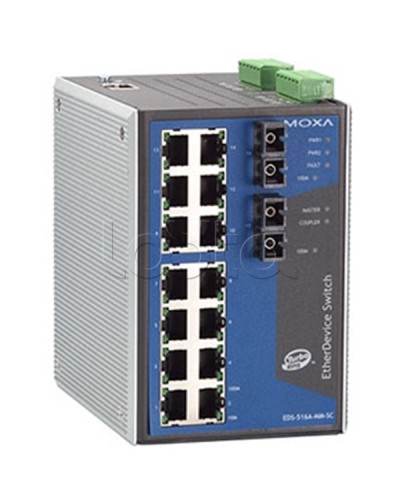 Коммутатор управляемый промышленный 16-портовыйMoxa EDS-516A-MM-SC в Йошкар-Оле Коммутаторы Pintop.ru
