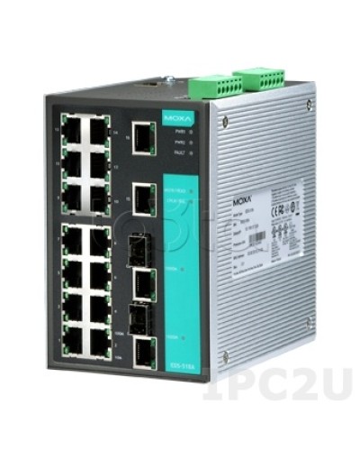 Коммутатор управляемый промышленный 18-портовыйMoxa EDS-518A в Йошкар-Оле Коммутаторы Pintop.ru