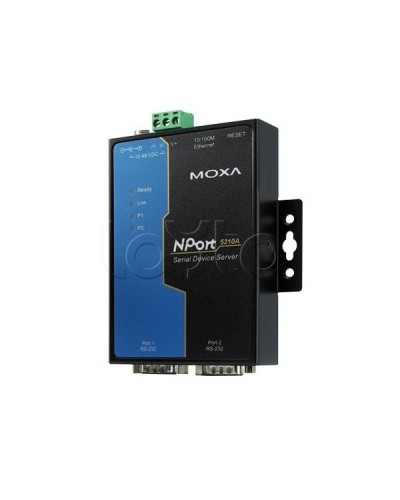 Сервер 2-портовый RS-232 в Ethernet Moxa NPort 5210A в Йошкар-Оле Дополнительное оборудование для ОПС Pintop.ru