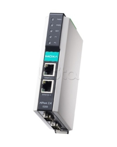Сервер 2-портовый RS-232/422/485 в Ethernet Moxa NPort IA-5250-T в Йошкар-Оле Дополнительное оборудование для ОПС Pintop.ru