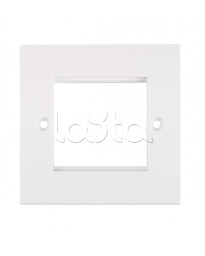 Панель лицевая NIKOMAX NMC-PL1PB-WT в Йошкар-Оле Аксессуары для кабель-канала Pintop.ru