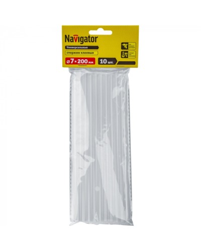 Клей Navigator 93 245 NEM-Ks01-7-270-H50 (стержень, 7 мм*270 мм, 50 шт) в Йошкар-Оле Аксессуары для кабель-канала Pintop.ru
