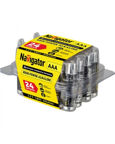 Элемент питания Navigator 94 787 NBT-NE-LR03-BOX24 в Йошкар-Оле Электротехническое оборудование Pintop.ru