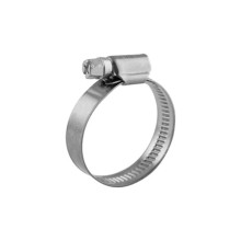 Хомут червячный 10-16/9-0,6мм, нержавеющая сталь W2, (50 шт/уп) REXANT 07-0710