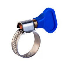 Хомут червячный 20-32/9-0,7мм, с ключом, нержавеющая сталь W2, (50 шт/уп) REXANT 07-0720-1