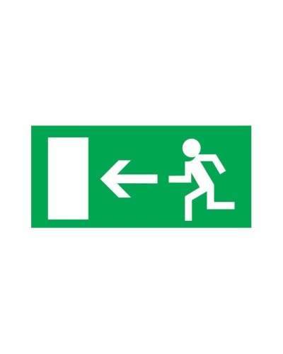 Эвакуационный знак Направление к эвакуационному выходу налево100*300 мм (5шт/упак) REXANT (56-0026) в Йошкар-Оле Дополнительное оборудование для ОПС Pintop.ru