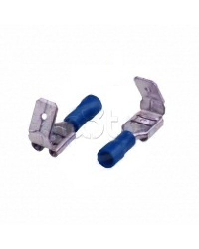 Клемма плоская изолированная 1.5-2.5 мм² (КПИ гнездо+штекер - 7.4мм+6.3мм) (100шт/уп) REXANT 08-0424 в Йошкар-Оле Клеммные колодки Pintop.ru