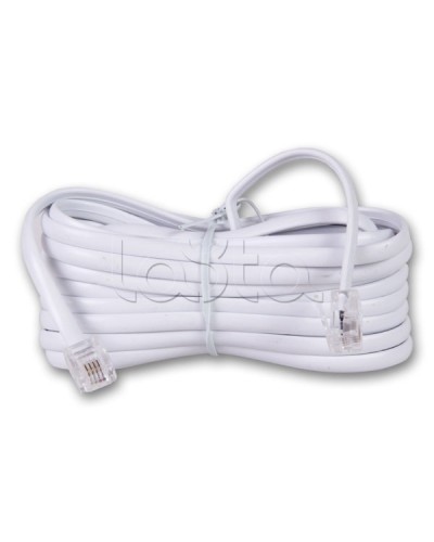 Удлинитель телефонный 7 м белый (10шт/уп) REXANT 18-3071 в Йошкар-Оле Патч-корды и пигтейлы Pintop.ru
