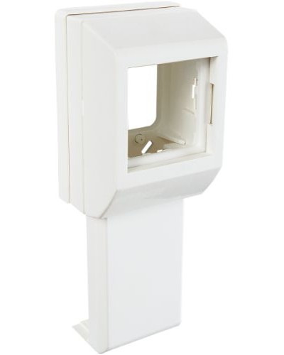 Суппорт с рамкой на 1 пост (45х45) вдоль профиля универсальный SPL 020007S в Йошкар-Оле Аксессуары для кабель-канала Pintop.ru