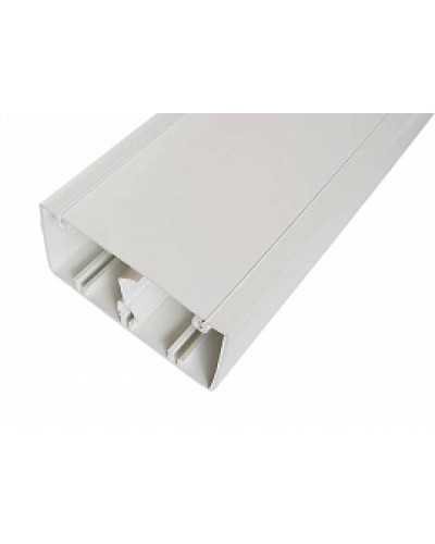 Кабельный канал с крышкой100х50х2000мм (белый) SPL 100001S в Йошкар-Оле Кабель-канал Pintop.ru