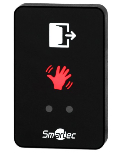 Кнопка ИК-бесконтактная накладная ИД индикатор Smartec ST-EX310L-BK в Йошкар-Оле Кнопки выхода Pintop.ru
