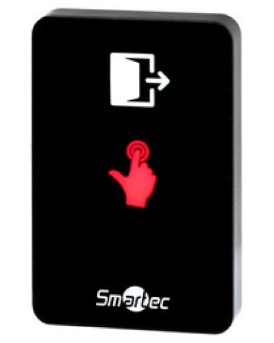 Сенсорная кнопка выхода накладная Smartec ST-EX410L-BK в Йошкар-Оле Кнопки выхода Pintop.ru