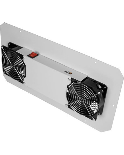 Панель вентиляционная с 2 вентиляторами TLK TLK-FAN2-GY в Йошкар-Оле Вентиляторные модули Pintop.ru