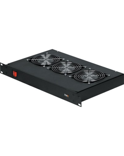 Полка вентиляторная 1U TLK TLK-VP3-GY в Йошкар-Оле Полки для шкафов и стоек Pintop.ru