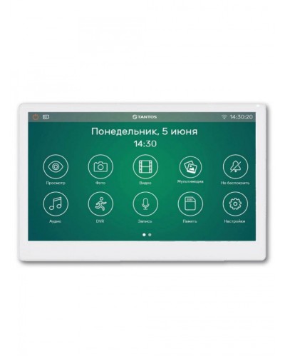 Монитор Tantos Stark HD SE Tuya (White) XL в Йошкар-Оле Абонентские IP устройства Pintop.ru