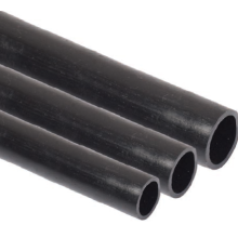 Труба гладкая ПНД тяжелая диам 50 мм, цвет чёрный (3м) Экопласт 23050