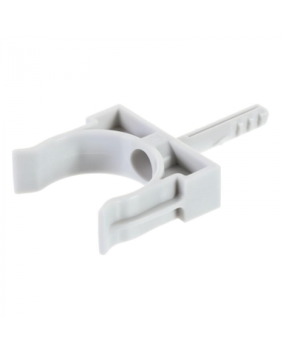 Держатель с дюбелем без шурупа D32мм (черный) Экопласт (41432BL) в Йошкар-Оле Аксессуары для кабель-канала Pintop.ru