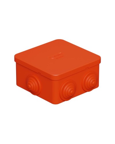 Коробка огн. E110, о/п 85х85х50мм,без галогена, 12 вых., IP55, 10P, оранж. Экопласт (43161HF) в Йошкар-Оле Распределительные коробки Pintop.ru