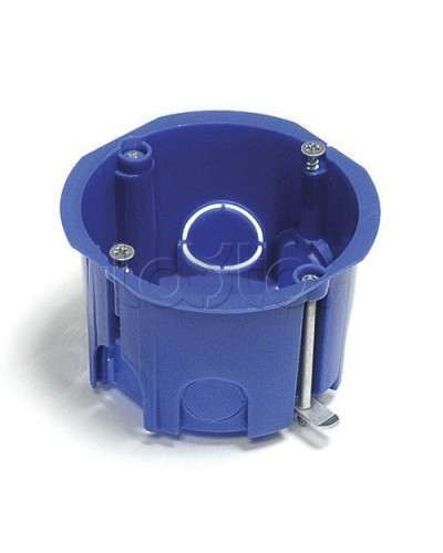 Коробка установочная D60x40мм со стык. ушками межцентр. 71мм, IP20, синий Экопласт 44661 в Йошкар-Оле Распределительные коробки Pintop.ru