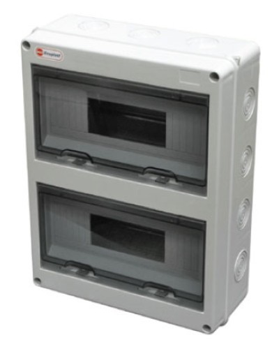 Шкаф настенный, 24 модулей, IP65 Экопласт 46424 в Йошкар-Оле Боксы для автоматов Pintop.ru