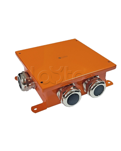 SMB120 Коробка металлическая, огн. E-110,о/п 120х120х60, 4 метал. гермоввода, IP66, 6P, (2,5-16 мм2), цвет оранж. Экопласт (56434) в Йошкар-Оле Распределительные коробки Pintop.ru