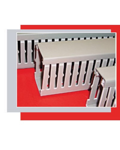 Короб перфорированный 25х60 мм (серый) Экопласт СР-Е74 в Йошкар-Оле Кабель-канал Pintop.ru