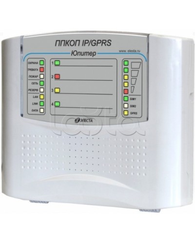 Элеста Юпитер-1431 (ППКОП Юпитер-4 IP/GPRS, пластик. корпус) в Йошкар-Оле Приемно-контрольные приборы Pintop.ru
