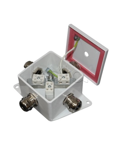 Коробка монтажная огнестойкая Гефест КМ-О (6к*10,0)-IP66, три ввода 80х80х68 в Йошкар-Оле Распределительные коробки Pintop.ru