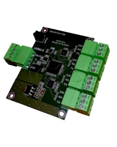 Конвертер USB/RS-232 ИНФОТЕХ AVT-USB/4RS232 в Йошкар-Оле Дополнительное оборудование для ОПС Pintop.ru