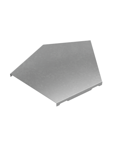 Крышка горизонтального угла 45 гр. 150 мм ПЛЮС HD КМ-Профиль (KGLplus45-150 HD) в Йошкар-Оле Аксессуары для лотков Pintop.ru