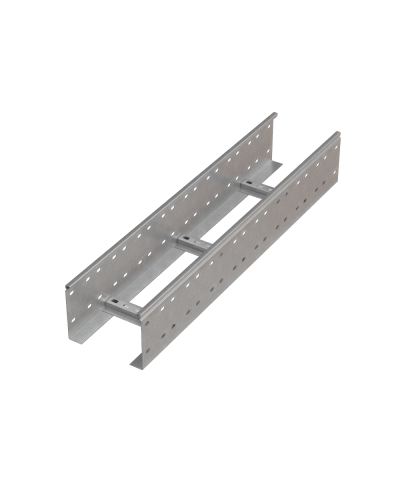 Лоток лестничный 150х400х1,2 L2500 мм N КМ-профиль (LL150-400-1.2-2500 N) в Йошкар-Оле Кабельные лотки Pintop.ru