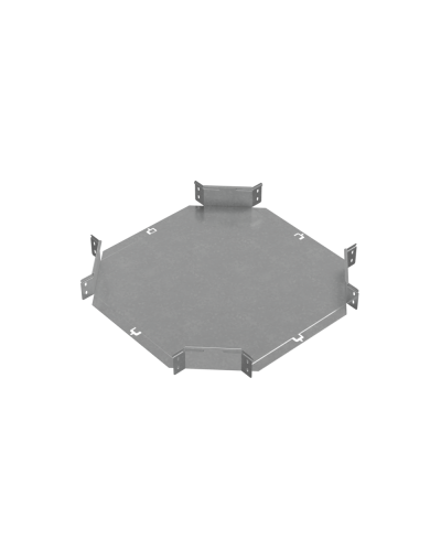 Х-разветвитель 80х400 мм ПЛЮС HD85 КМ-профиль (XDplus80-400 HD85) в Йошкар-Оле Аксессуары для лотков Pintop.ru